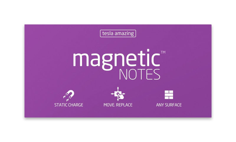 Magnetic Notes L Violett - inspirierende Notizen für visionäres Denken - staticmagnetic.de
