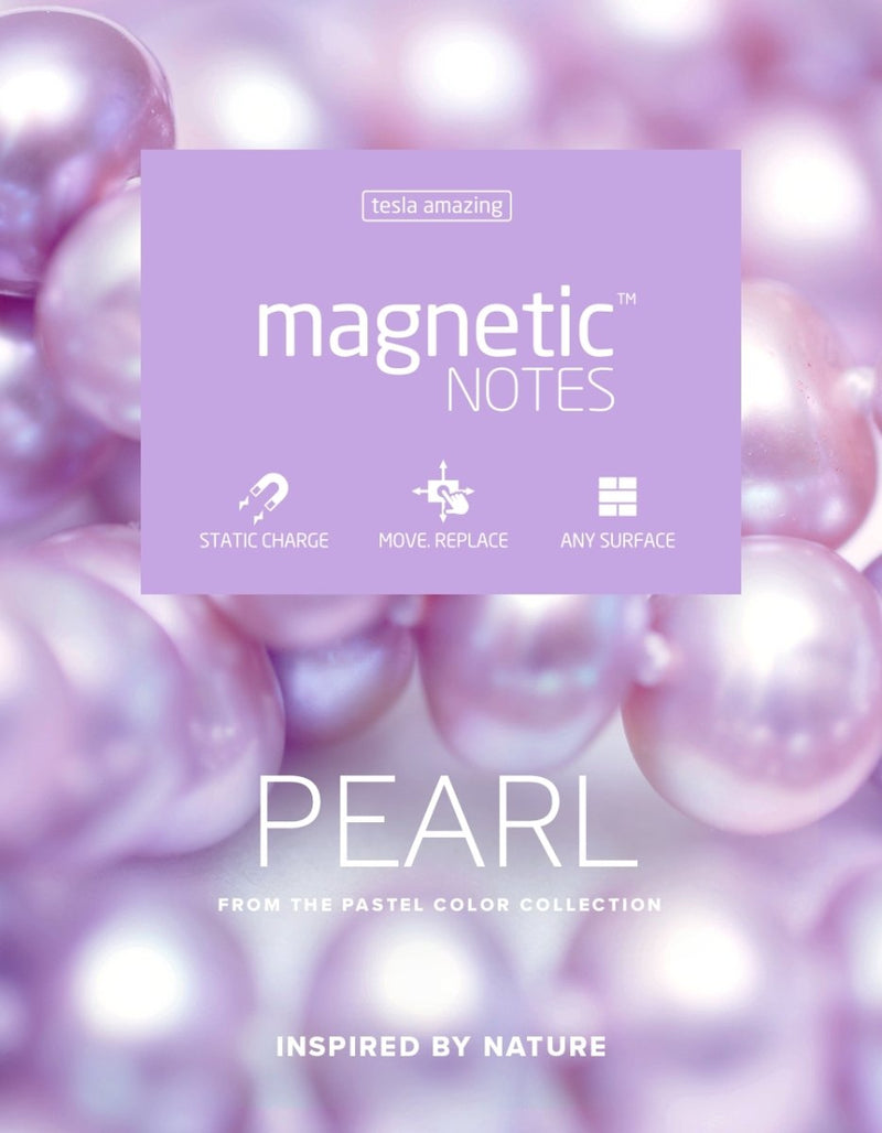 Magnetic Notes S Pearl - Elegante Notizen für Ideen mit Stil (7 cm x 50 cm). - staticmagnetic.de