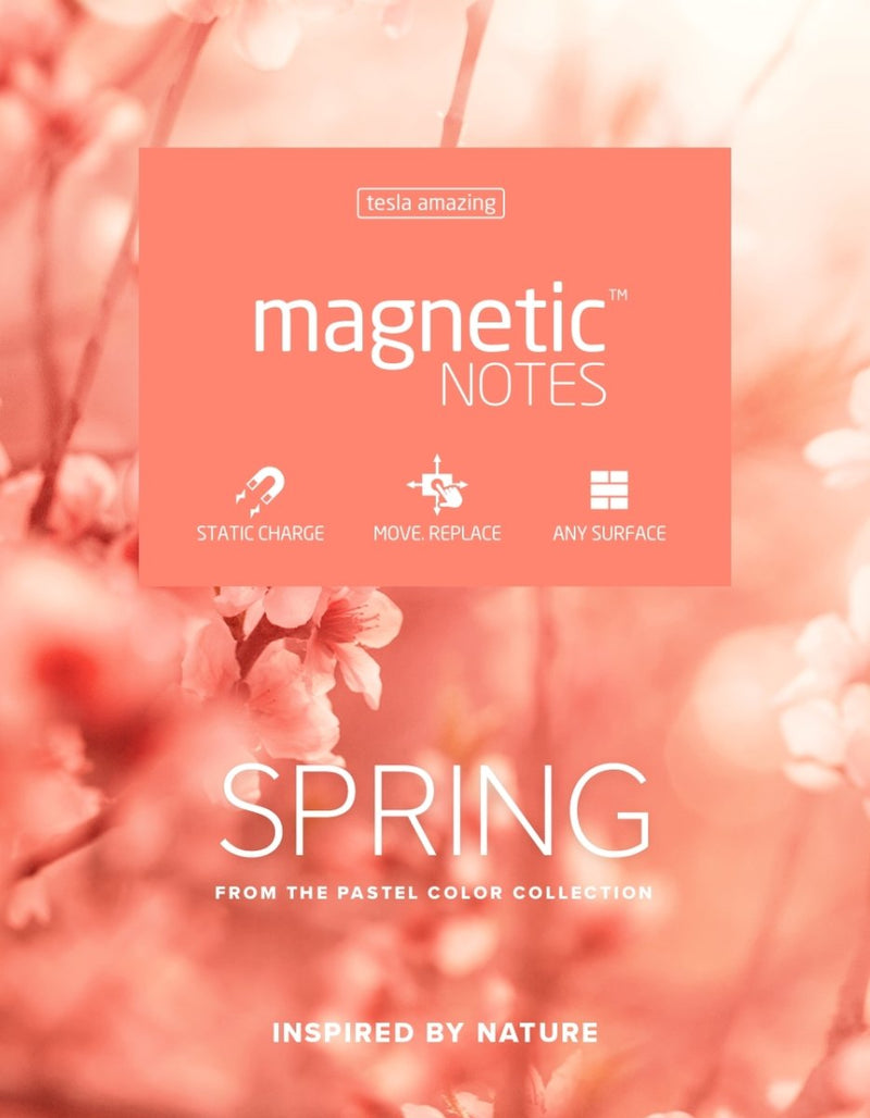 Magnetic Notes S Spring - Zarte Notizen für frische Ideen (7cmx50cm) - staticmagnetic.de
