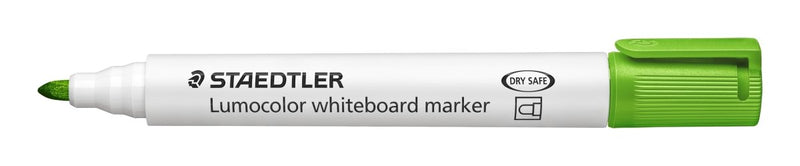 STAEDTLER Lumocolor® whiteboard marker, nachfüllbar, ca. 2 mm, Hellgrün, 10 Stück - staticmagnetic.de