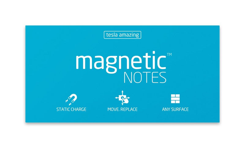 Magnetic Notes L Blue - Entspannte Notizen für kreatives Denken - staticmagnetic.de