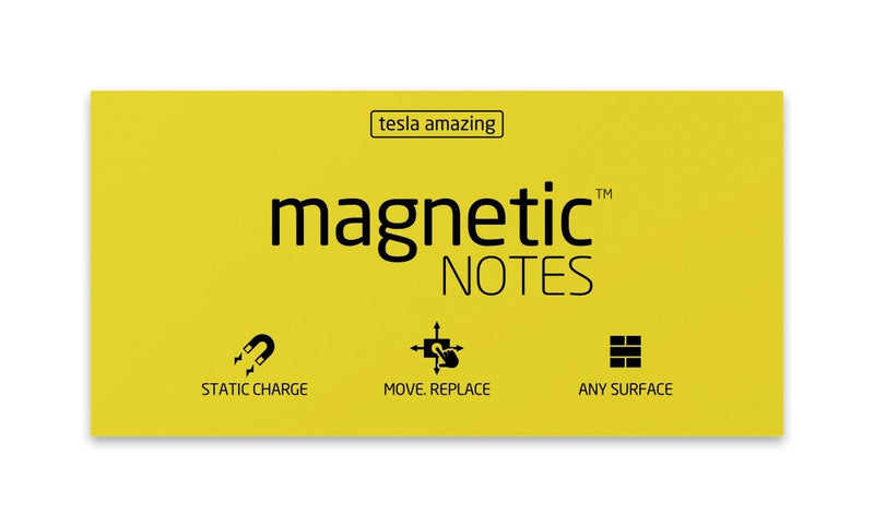 Magnetic Notes L Yellow - Optimistische Notizen für eine positive Stimmung - staticmagnetic.de