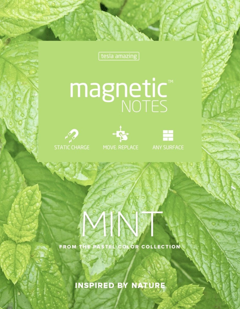 Magnetic Notes S Mint - Entspannte Notizen für ruhige Ideen (7cmx50cm) - staticmagnetic.de