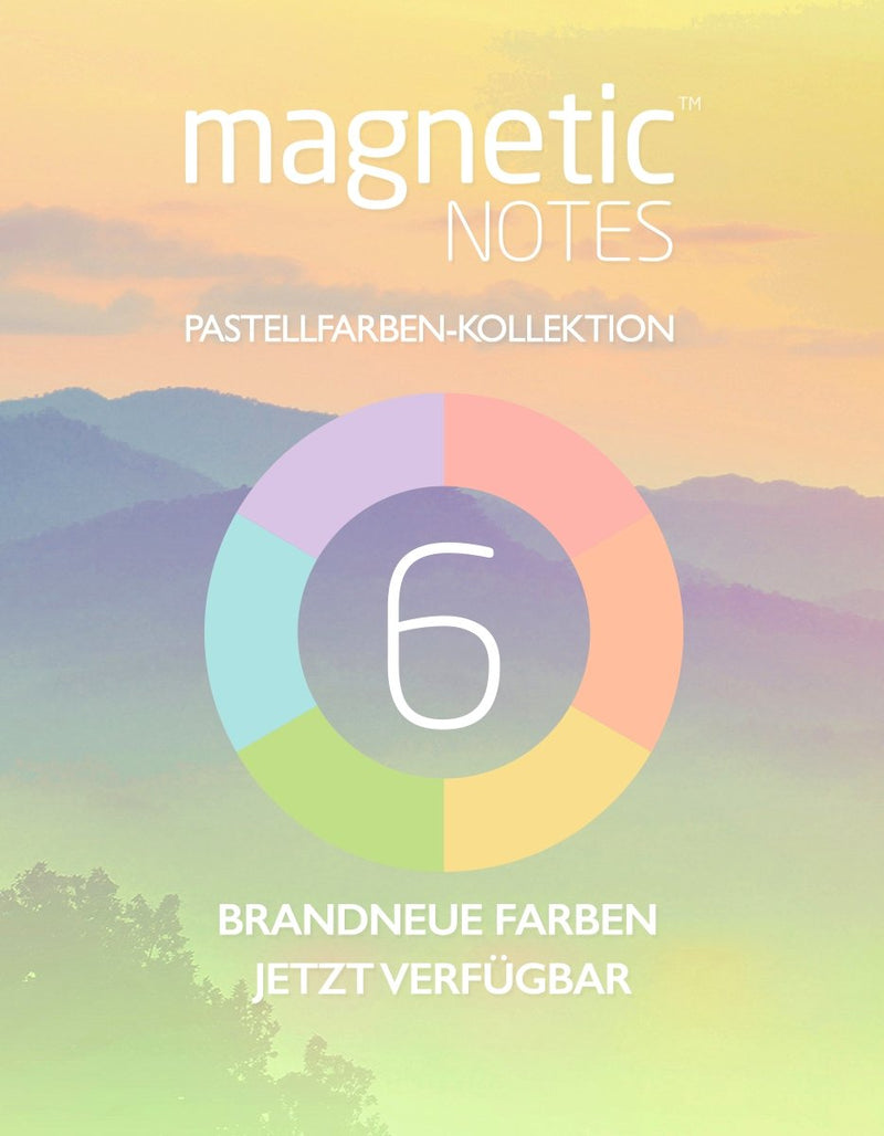 Magnetic Notes S Spring - Zarte Notizen für frische Ideen (7cmx50cm) - staticmagnetic.de