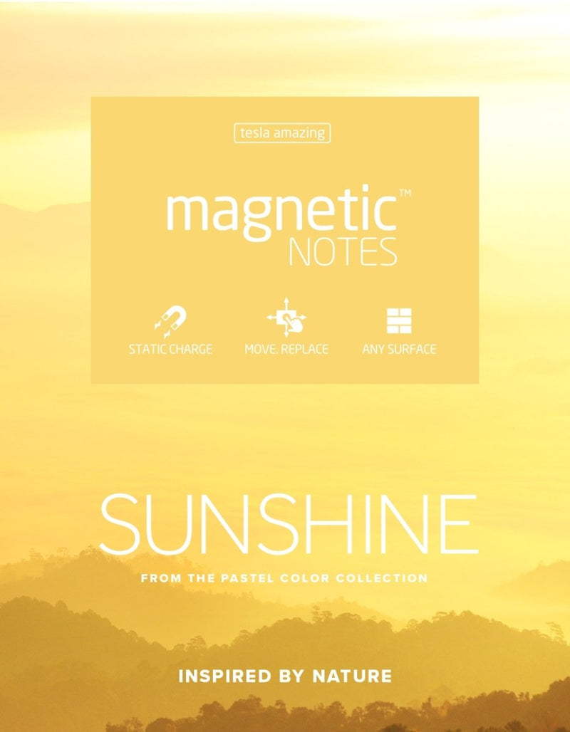 Magnetic Notes S Sunshine - Fröhliche Notizen für leichte Gedanken (7cmx50cm) - staticmagnetic.de
