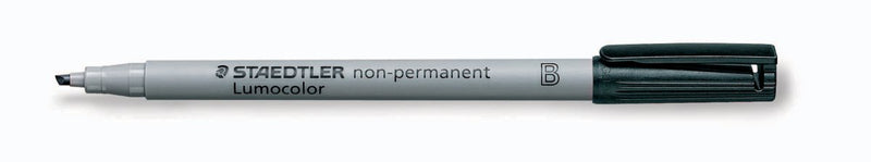 STAEDTLER Feinschreiber Lumocolor® non-permanent Universalstift, Ausführung Spitze: ca. 1.0 mm oder 2.5 mm, Art der Schreibflüssigkeit: schwarz, 10 Stück - staticmagnetic.de