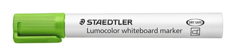 STAEDTLER Lumocolor® whiteboard marker, nachfüllbar, ca. 2 mm, Hellgrün, 10 Stück - staticmagnetic.de